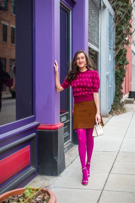 How To Wear Pink Tights Fashion Inspiration