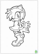 Coloring Pages Sonic Dinokids Amy Hedgehog Color Close Stencils Eggman Marvel Doctor Templates Rose Drawings Books Printable sketch template