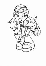 Coloring Pages Bratz Printable Sasha Petz Kids Winter Doll Bestcoloringpagesforkids Colouring Book Print Drawing Fashion Girls Library Clip Xcolorings Comments sketch template