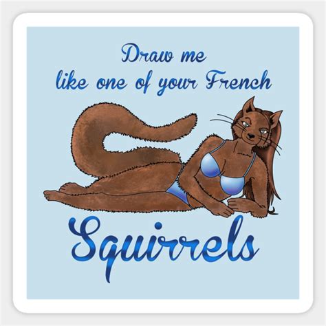 sexy squirrel squirrels sticker teepublic