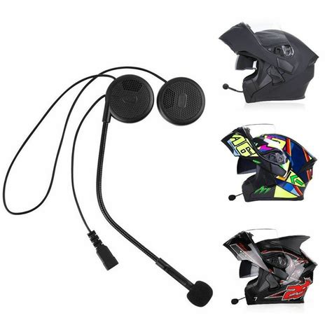 hands  voice command motorcycle helmet bluetooth headset headphone speakers mic handsfree