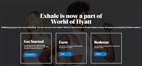 exhale spa joins  world  hyatt program  mile   time