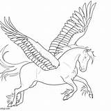 Pegasus Ausmalbilder Alicorn Getcolorings sketch template
