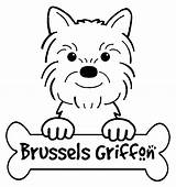 Griffon Brussels sketch template