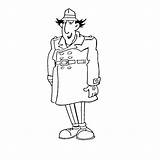 Detektiv Inspector Ausmalbilder Ausmalbild sketch template