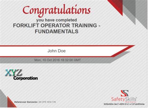 osha forklift training requirements safetyskills
