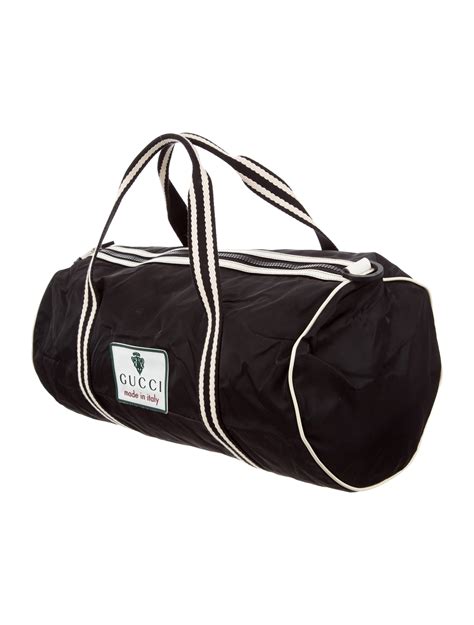 duffel bag nylon black blonde pussy