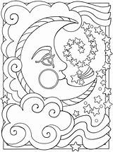 Moon Phases Coloring Pages Drawing Getdrawings sketch template