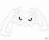 Pokemon Coloring Pages Metagross Deoxys Mega Generation Drawing Printable Getcolorings Metang Iii Supercoloring Color Absol Categories Template sketch template