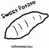 Potato Sweet Coloring Pages Yam Potatoes Drawing Vegetable Kids Patterns Colouring Printable Color Vegetables Search Getdrawings Related Lưu Từ ã sketch template