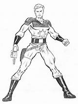 Flash Gordon Coloring Pages Comic Book Sketch Popular sketch template