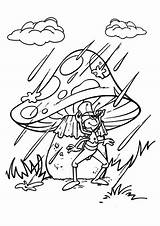 Regen Rainforest Insects Ausmalbild sketch template