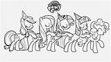 Pony Little Coloring Pages Printable Ponyville Mlp Colouring Kids Ponies Crystal Print Empire Color Party Sketch Hasbro Choose Board Cartoon sketch template