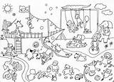 Kostenlos Wimmelbilder Ausdrucken Wimmelbild Familie Beispiel Sprachförderung Spiele Gegenstände sketch template