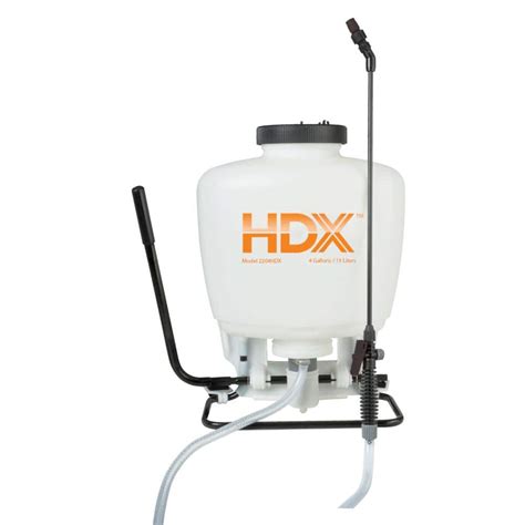 hdx  gallon manual piston pump backpack sprayer hdx  home depot