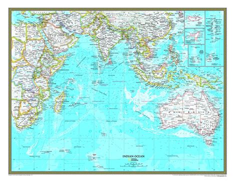 indian ocean map mapscomcom