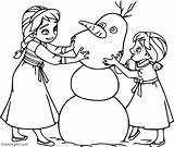Coloring Frozen Snowman Coloringall sketch template