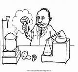 Chemie Tecnico Handwerk Berufe Menschen Malvorlage Kategorien sketch template