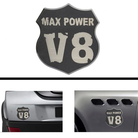 metal del coche   max emblema de energia emblema etiqueta engomada camion insignia auto