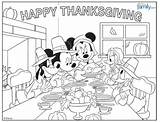 Thanksgiving Coloring Pages Kids Disney Thankful Mickey Am Luna Lil sketch template