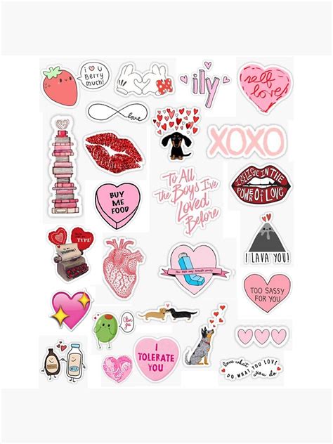 Valentines Day Sticker Pack Sticker By Lauren53103 In 2020