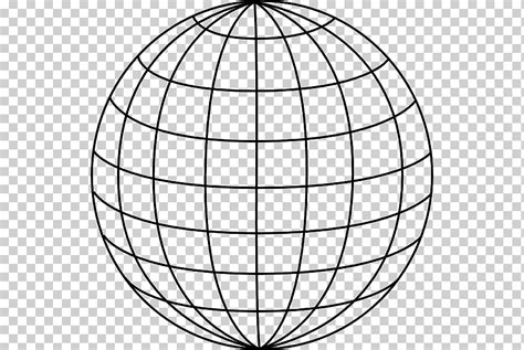 latitud de la rejilla del globo alambre diverso simetría esfera png