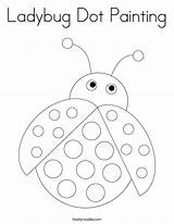 Ladybug Preschool Ladybugs Noodle Twisty Printables Dots Twistynoodle Grouchy Nomess Carle Eric Bingo sketch template