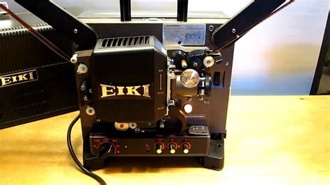 eiki nt mm film projector loading youtube
