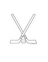 Hockey Coloring Puck Sticks Sports Pages Stick Template Crafts Printable Winter Color Kids Search Templates Draw Bigactivities Connect Ice Activities sketch template