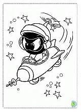 Coloring Pages Marvin Looney Tunes Martian Printable Dinokids Baby Print sketch template