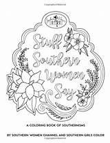 Southern Coloring Women Choose Board Pages Adult sketch template