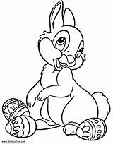 Thumper Bambi Drawings Colouring Disneyclips Pixy sketch template