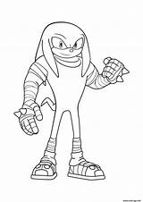 Sonic Knukles sketch template