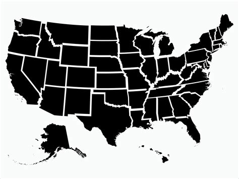 usa map svg  american states svg commercial  cut etsy