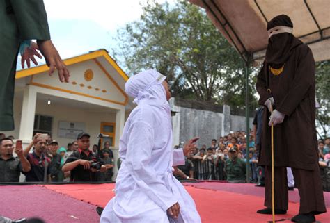 Man Caned Until He Collapses As Sharia Law Cops Whip Him