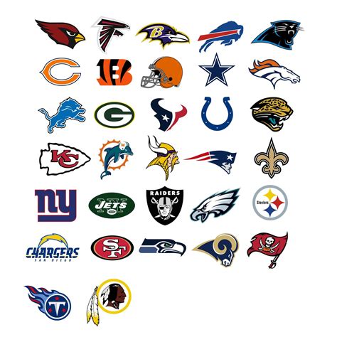 printable nfl team logos