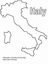 Italy Coloring Map Pages Printable Kids Flag Italian Color Geography Print Printables Books Colouring Getcolorings Library Clipart Colors Choose Country sketch template