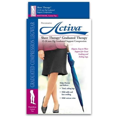 jobst activa women s pantyhose 15 20 mmhg compression stockings