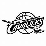 Cleveland Cavaliers Vinyl Car Nba Decal Decals Logo Cavs Coloring Pages Die Cut Silhouette Choose Board Vehicle Windows sketch template