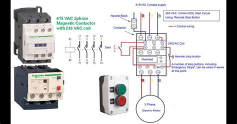 volt contactor wiring diagram easy wiring