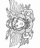 Coloring Pages Tattoo Designs Color Book Colouring Gypsy Tattoos Creative Modern Dover Publications Haven Adult Girl Welcome Books Draw Easy sketch template