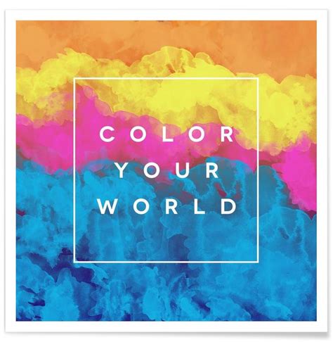 color  world poster juniqe