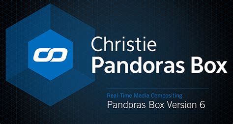 christie pandoras box 6 0 and widget designer 6 0 debut rave [publications]