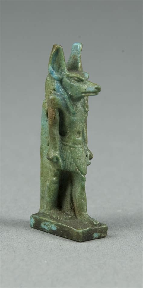 Amulet Of The God Anubis The Art Institute Of Chicago