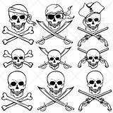 Graphicriver Pirata Calaveras Crossbones Piratas Grap Espadas Dedos Cráneos Impresionantes Símbolos Texturas sketch template