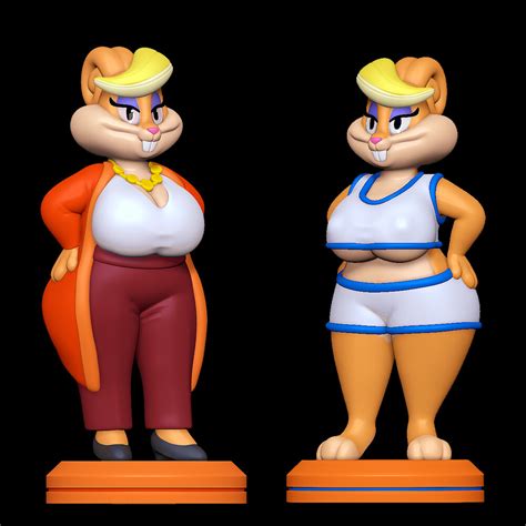 artstation patricia bunny two outfits the looney tunes show 3d