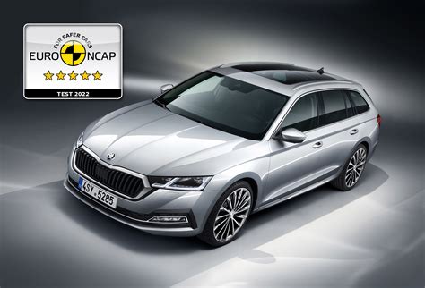 skoda octavia repeats top  star rating   tougher euro ncap reference tests  crash