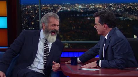 Mel Gibson Discusses New World War Ii Film Hacksaw Ridge On Colbert