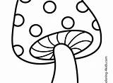 Trippy Shroom Coloring Pages Mushroom Drawings Clipartmag sketch template