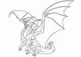 Dragon Draghi Drago Piccolo sketch template